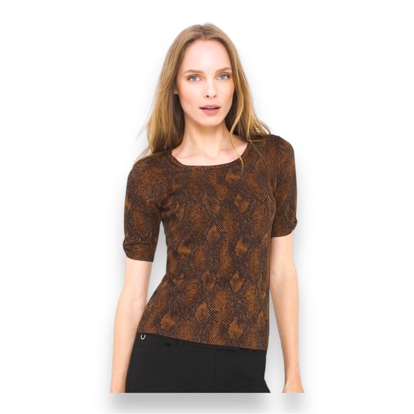 Top Sleeveless By White House Black Market In Brown, Size: S main image 1